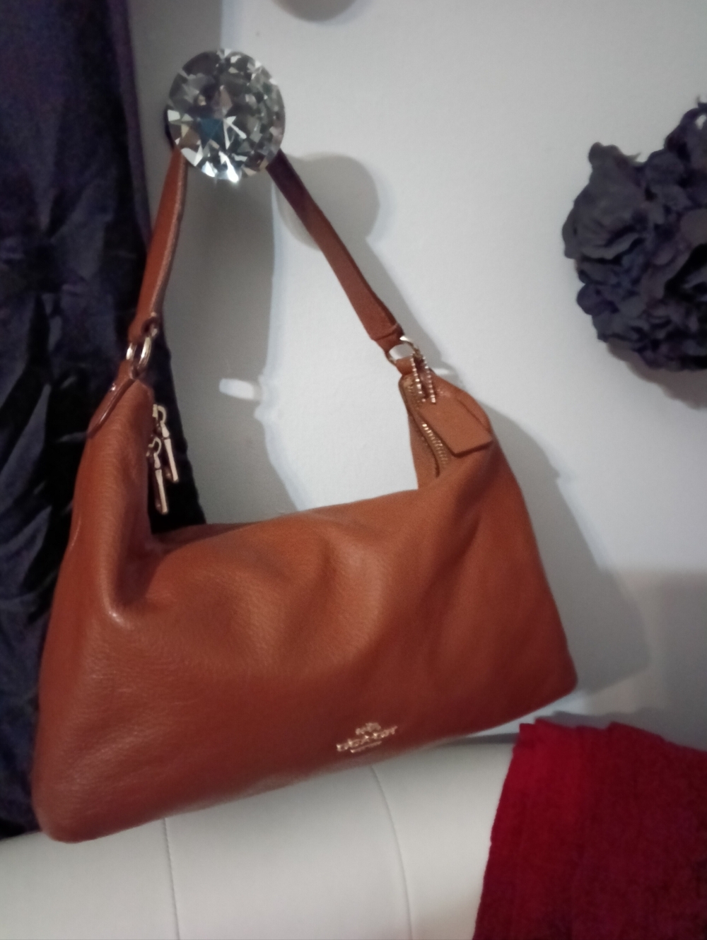 Coach Brown Leather Shoulder Bag